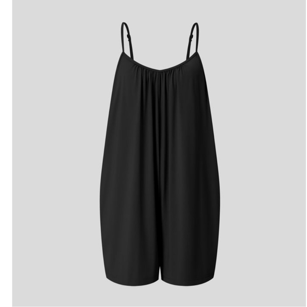 Halara Spaghetti Pocket Solid Wide Leg Casual Jum… - image 6